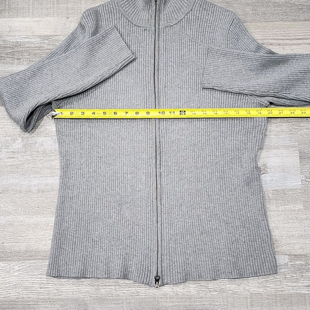 Eddie Bauer Men's Sweater Full Zip Outdoor Cardigan Gray Sizes XLarge Tall - Picture 4 of 8